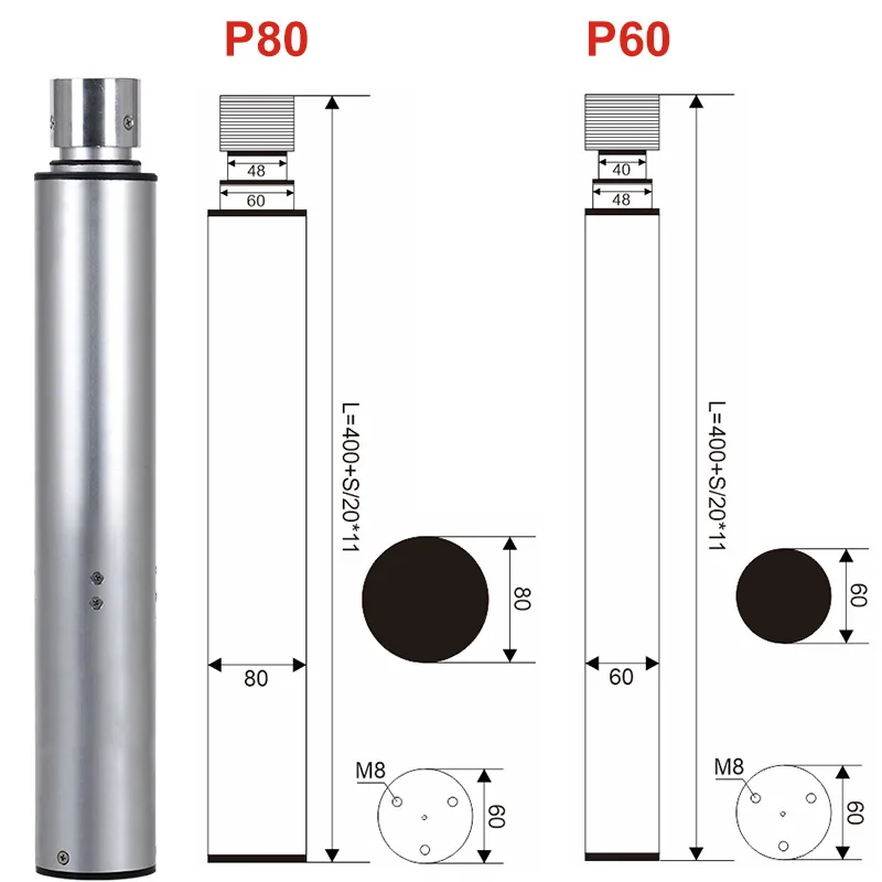 Imagem -03 - Mesa de Coluna de Elevação para Mesa Curso para Altura Ajustável 12v 24v 100 mm 200 mm 300 mm 400 mm 500 mm 600 mm 700 mm 800 Milímetros 900 Milímetros 1000 Milímetros