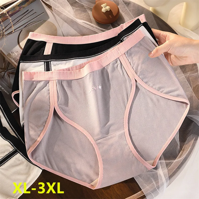 Threaded lenceria plus size ropa interior femenina Modal calzones para mujer simple underwear women sexy panties sports shorts