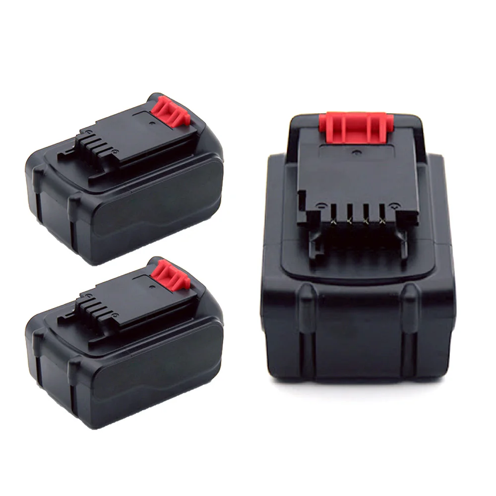 Imagem -03 - Nova 18 v 5.0ah 4ah Lithium-ion Battery Pack para Akku Black Decker 18 Volt Max sem Fio Ferramenta Brocas