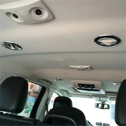 WELKINRY For Dodge JC Journey 2009-2020 Fiat Freemont ABS Chrome Car Tail Rear Roof Top Air Conditioning Air Vent Outlet Trim