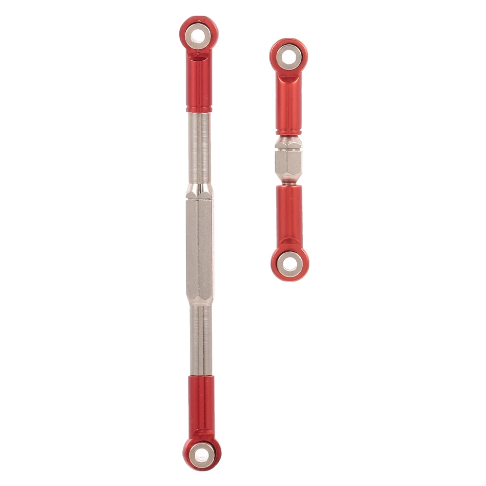 Baby-RC Stuurstang CNC-bewerking Aluminium stuurstangset voor WPL 1608T RC Truck RC Stuurstang