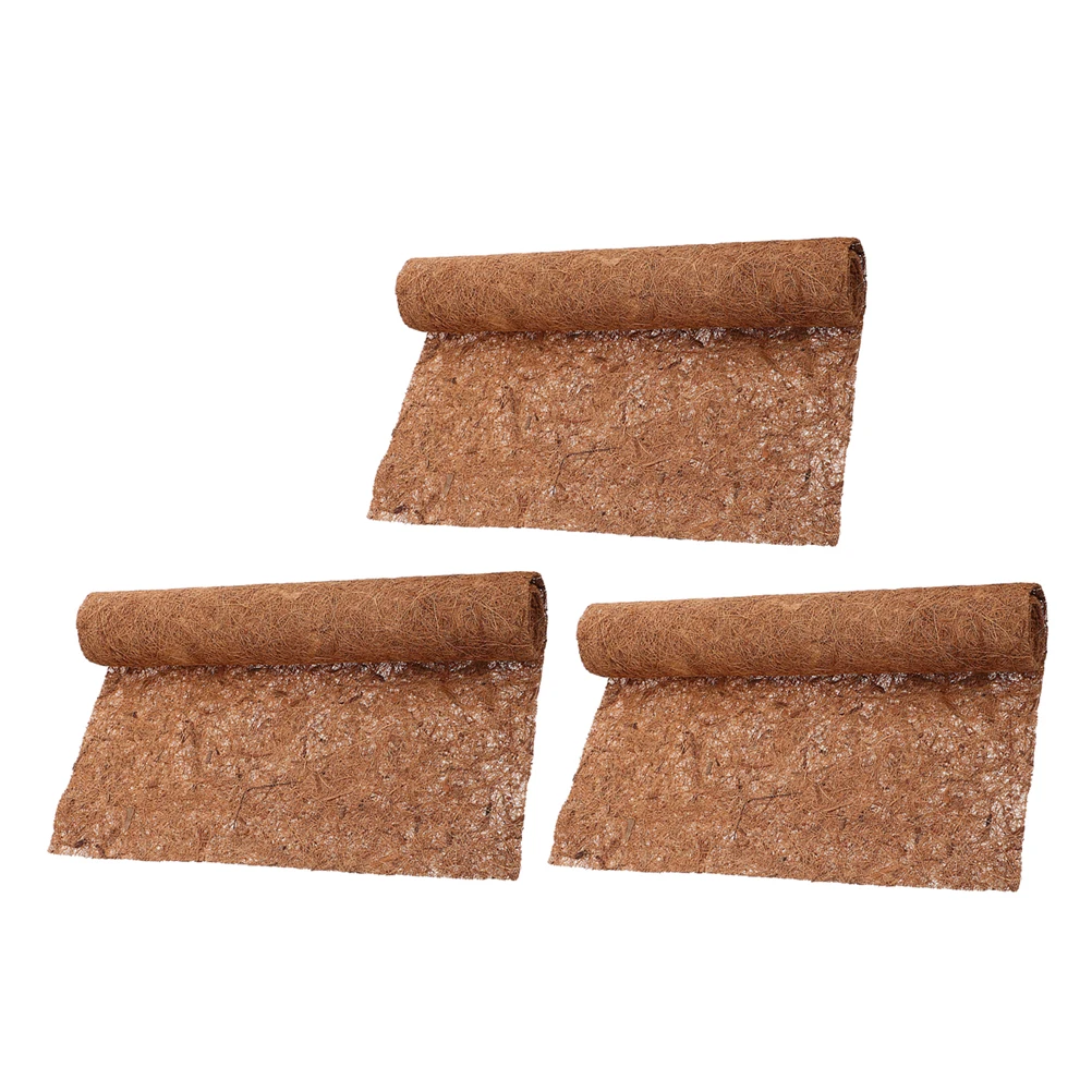 

3 Pcs Coir Liners Coconut Fiber Hanging Shell Plant Basket Liner Replacement Garden Hanging Basket Liners Home Office Decoration
