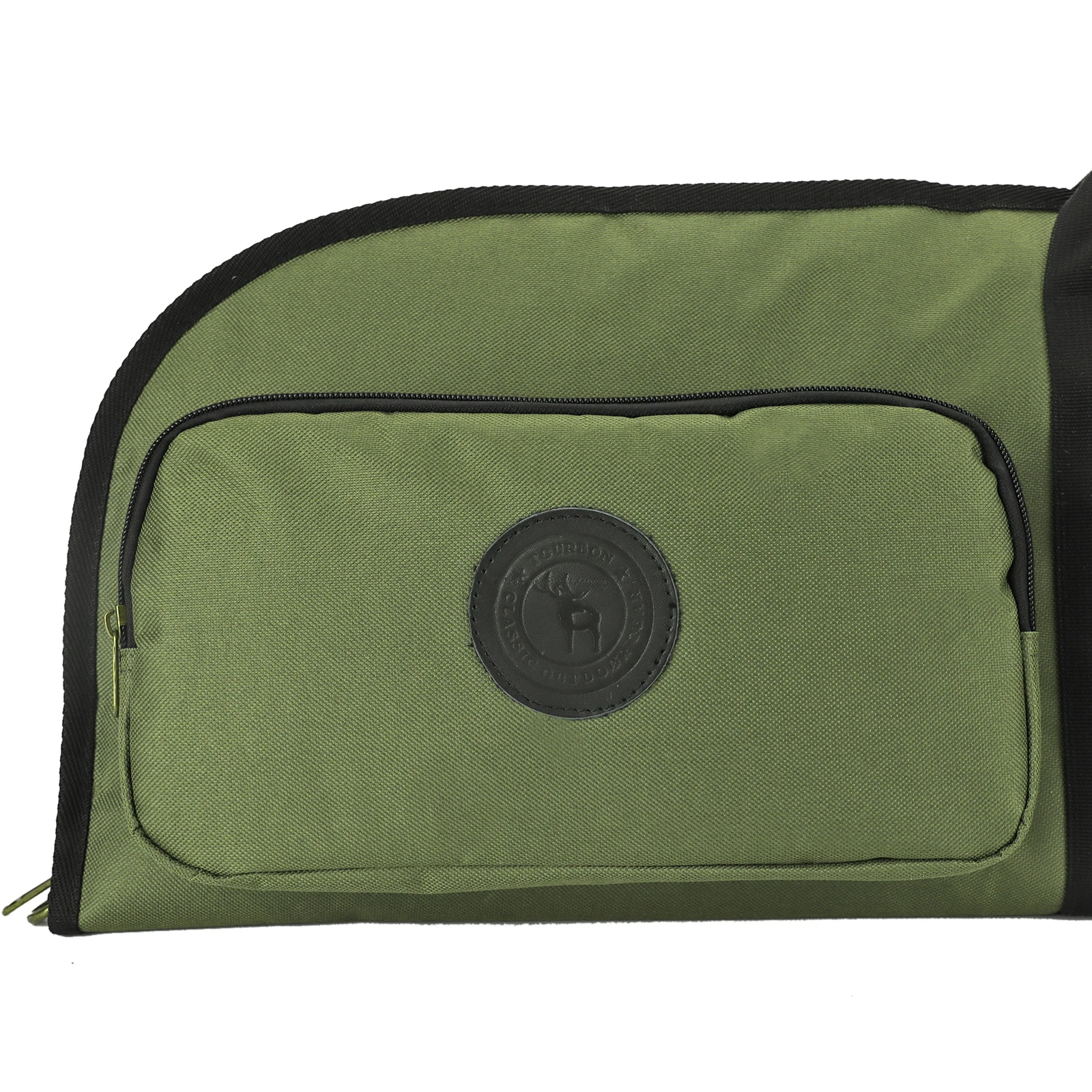 Tourbon 112 cm Nylon-Gewehrtasche, Schutztasche für Gewehre, weich gepolstert, mit Schultergurt, grün, Jagdzubehör – Detail 14