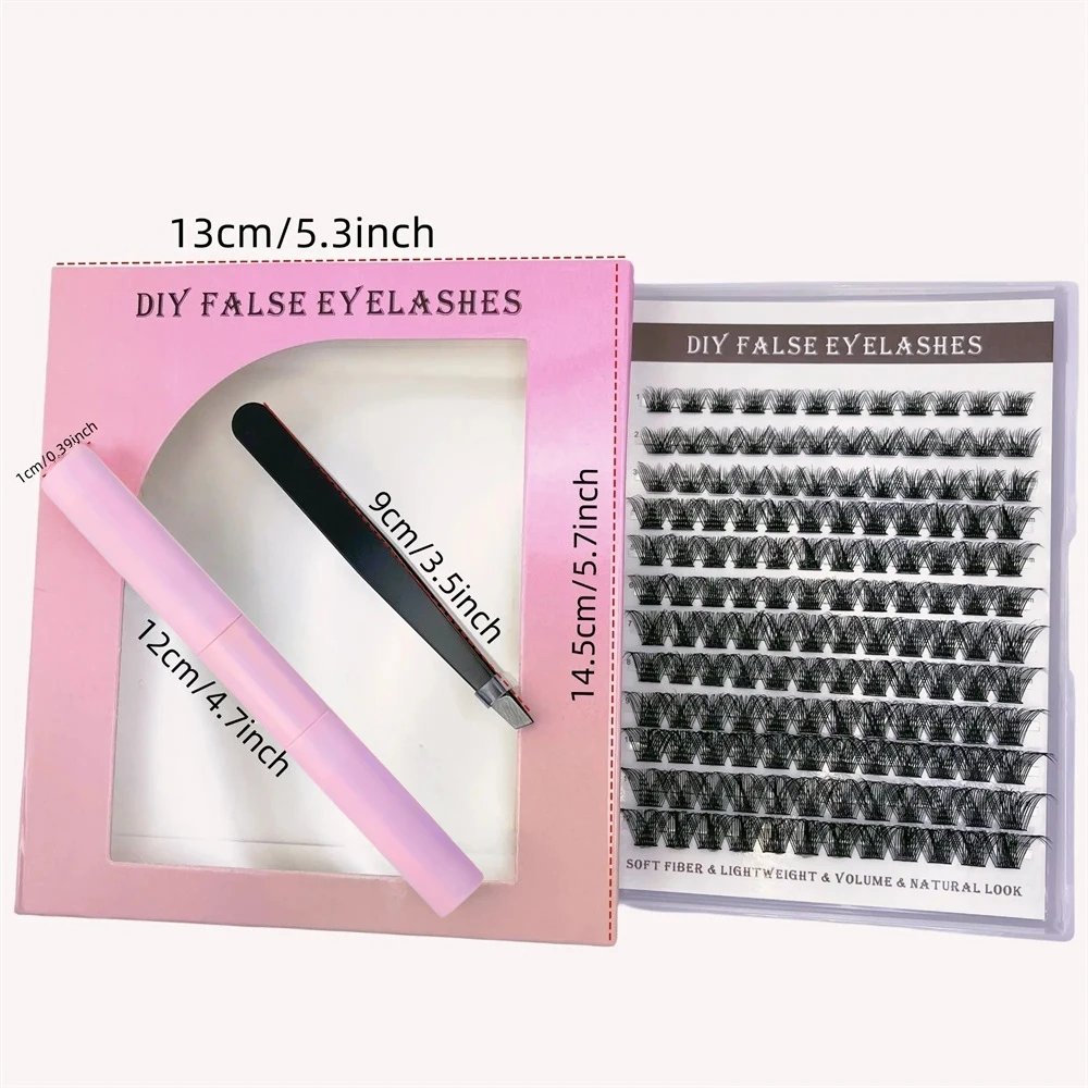 144 Wimperkruller met afdichtende wimperlijm en wimperapplicator Wimperkruller Verlengset (40D Set)