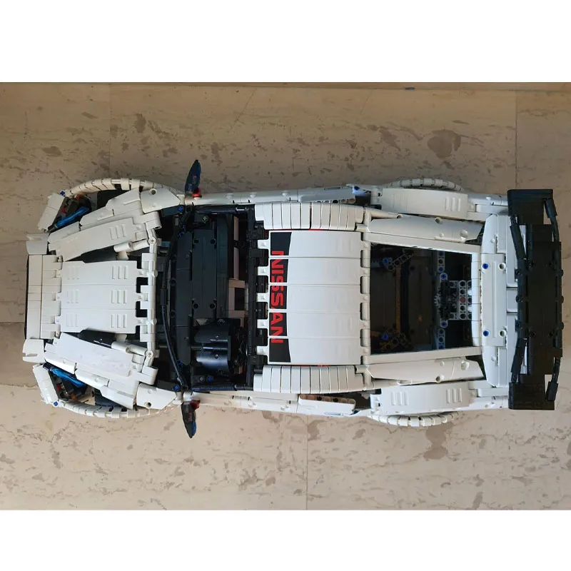 

MOC-25326Классический белый GT-R RC электрический спортивный автомобиль гоночный строительные блоки модель3303частиMOC креативная игрушка на день рождения для мальчиков и детей в подарок