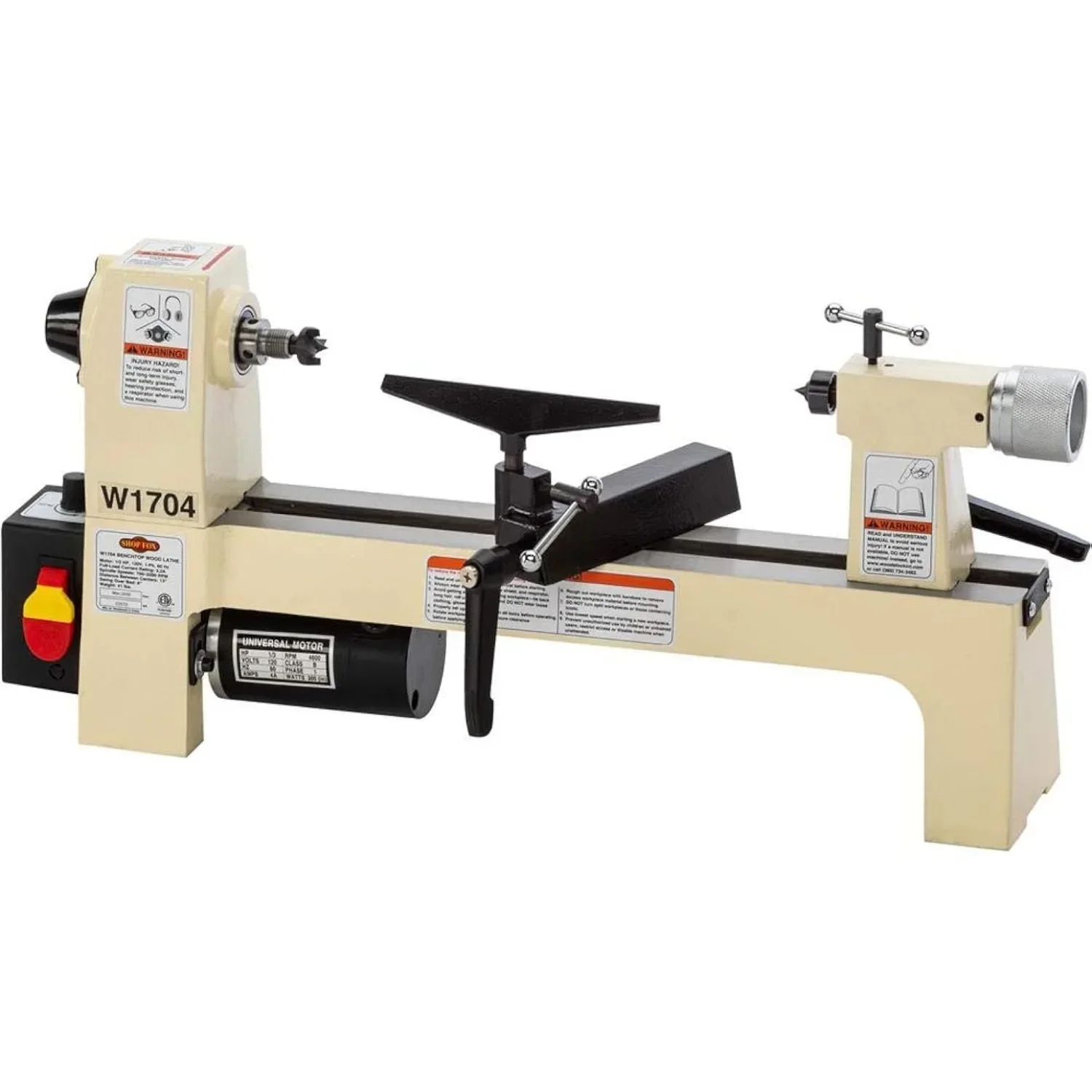 W1704 1/3-Horsepower Benchtop Lathe ‎7.1 X 27.9 X 13.7 Inches