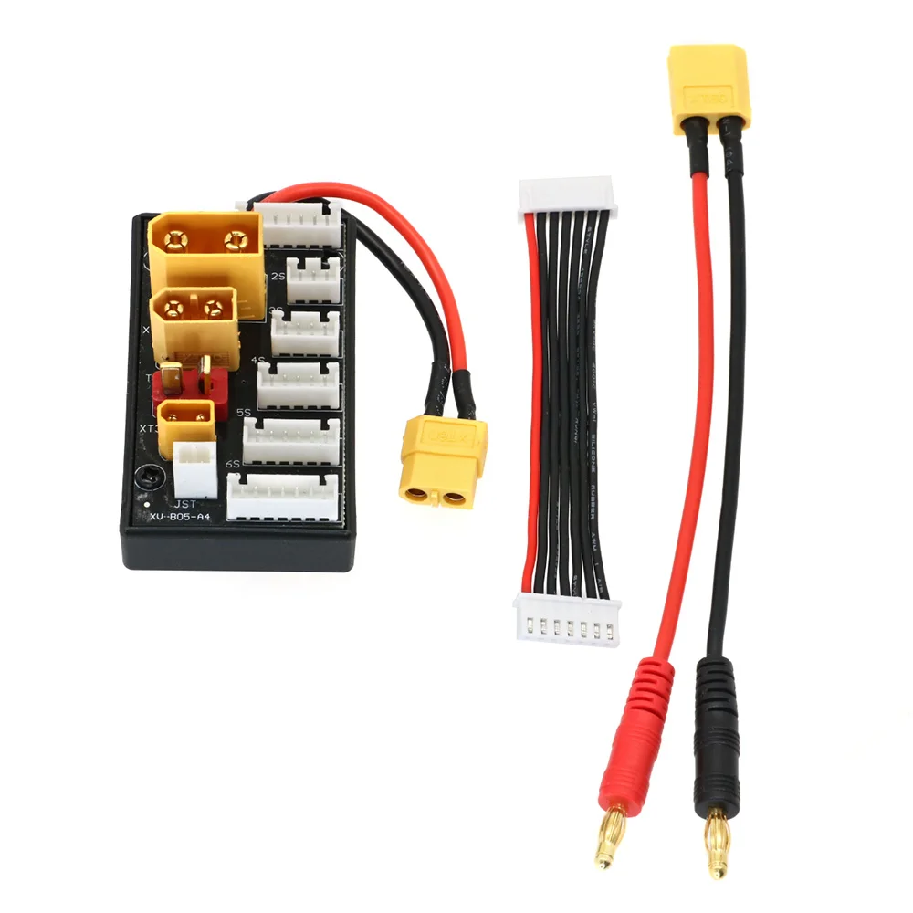 Carte de chargeur de batterie Lipo XT30 XT60 XT90 JST T, carte de charge 2-6S pour chargeur d'équilibre Imax B6 B6AC IDST Q6 Lite
