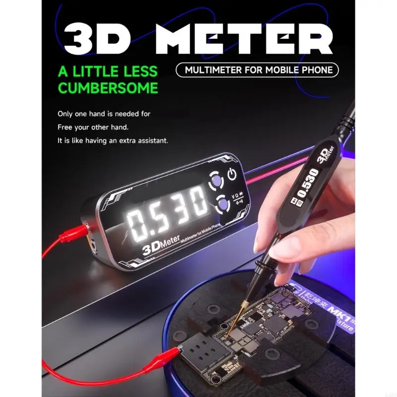

E5BE Tripled Screen Digital Multimeter с измерением сопротивления емкости напряжения для диагностики электроники