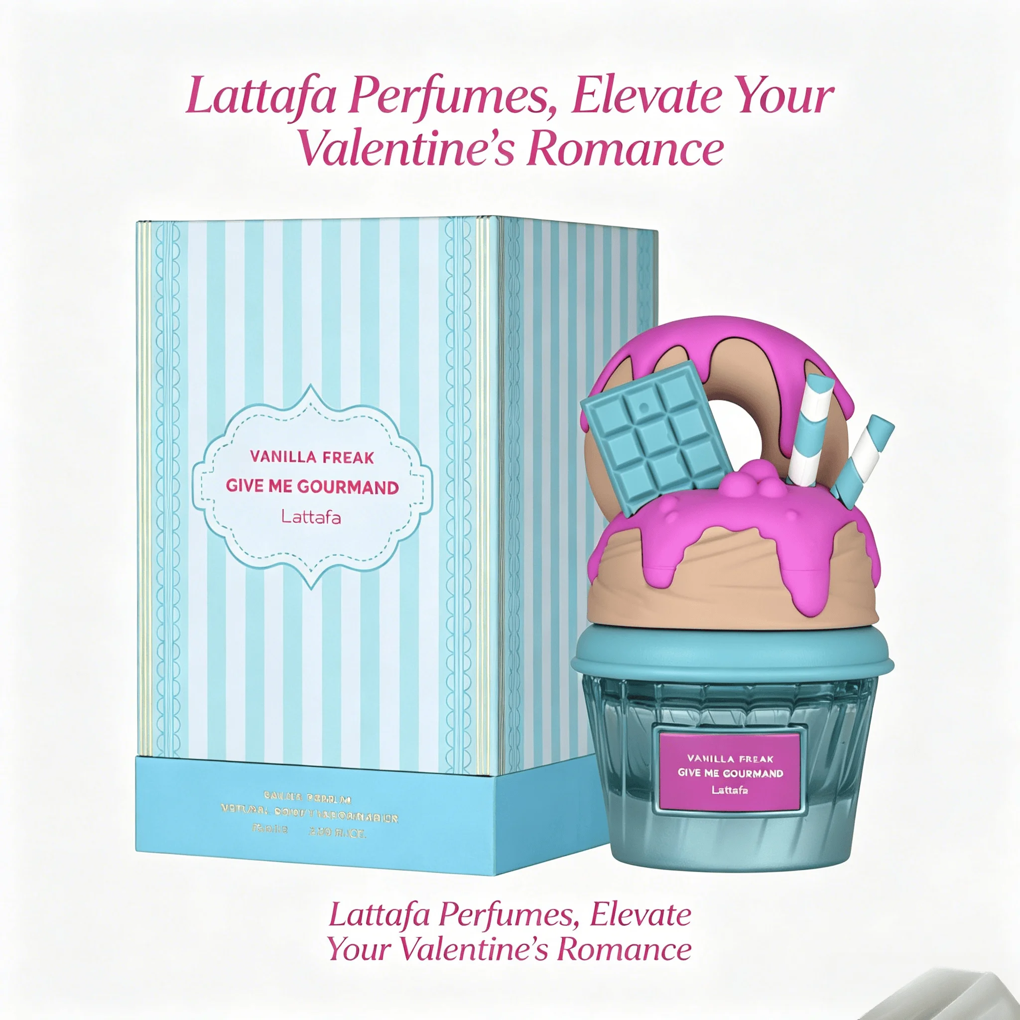 Lattafa Vanilla Freak Eau de Parfum, Give me Gourmand Collection, Unisex, Spray Form, 75ml, Vanilla Caramel Scent, Woody Notes, Long-lasting view 2