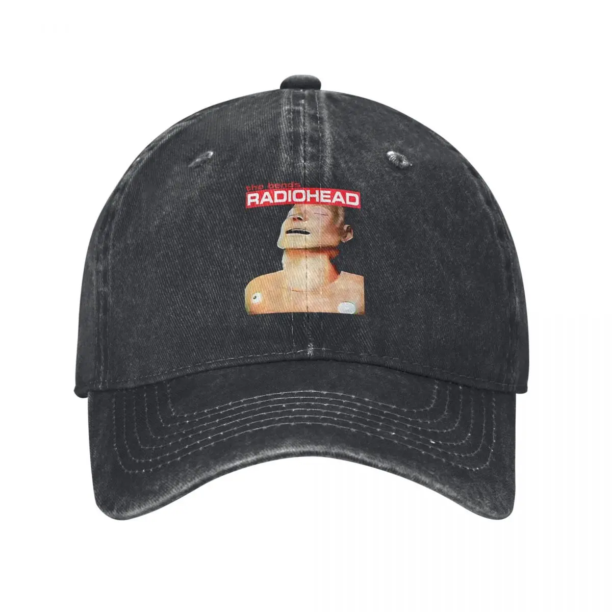 Radiohead The Bends Logo demin Cap Outdoor Adventures Mens Hats Women's Baseball Cap