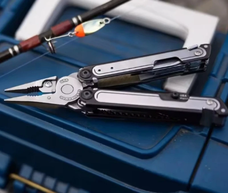 Outdoor Multi-function Pliers, Stainless Steel Folding Combination Tools, Car Portable EDC Portable Tools image 3