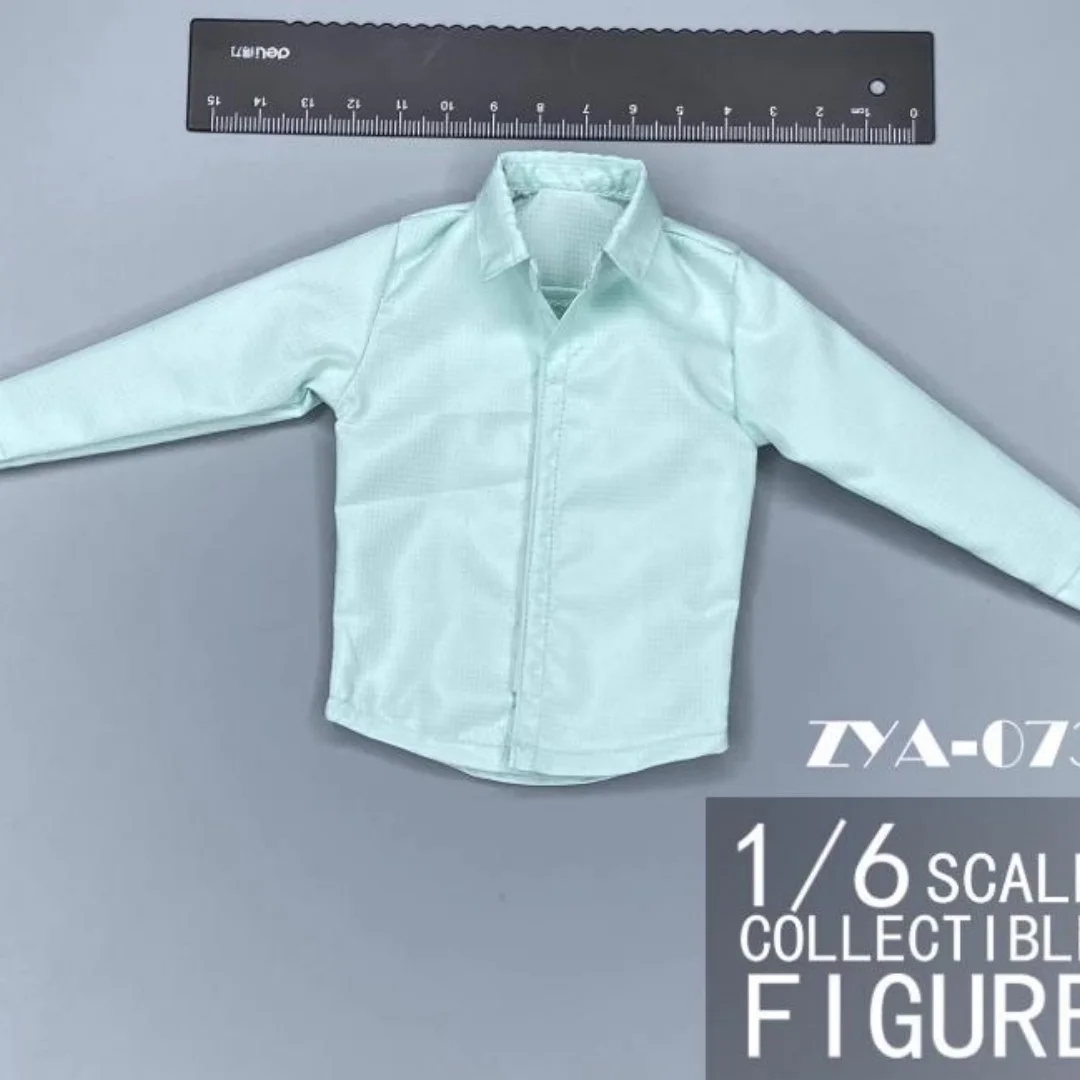 1/6 Soldato da uomo Camicia casual a maniche lunghe Vestiti in tinta unita F12 pollici Bambola a spalla stretta Action figure