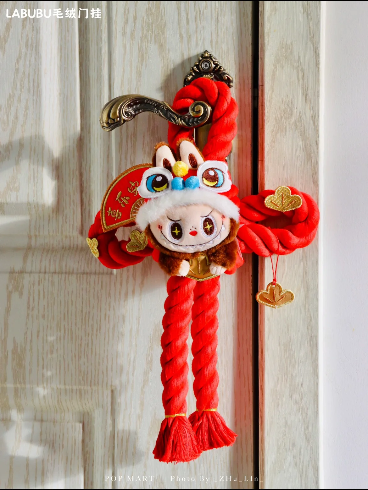 Original Golden Snake New Year Series Labubu Door Hanging Trend Surrounding Hanging Ornaments Decoration Room New Year Gifts