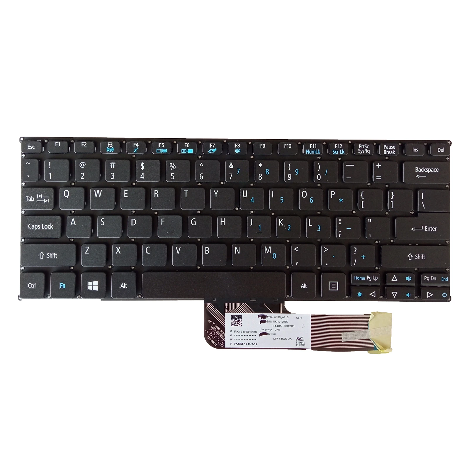 Imagem -03 - Teclado dos Eua para Acer Switch Sw5111 Sw5-111-18dy Sw5-171 Sw5-173 Sw5-173p Novo