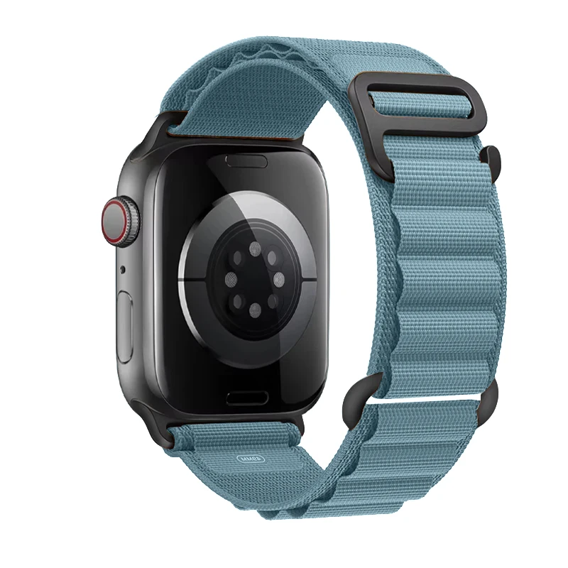 حلقة جبال الألب لساعة أبل الترا 3 باند 49 ملم 44 ملم 45 ملم 46 ملم 41 ملم 42 ملم سوار نايلون تريل سلسلة كوريا 11 10 9 8 7 6 se /*.