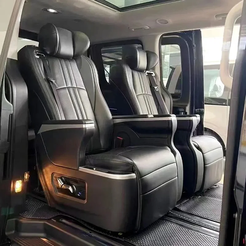 High Quality Multi-Functional Luxury Shuttle Van Seat With Heat Massage For MPV Interior Upgrade