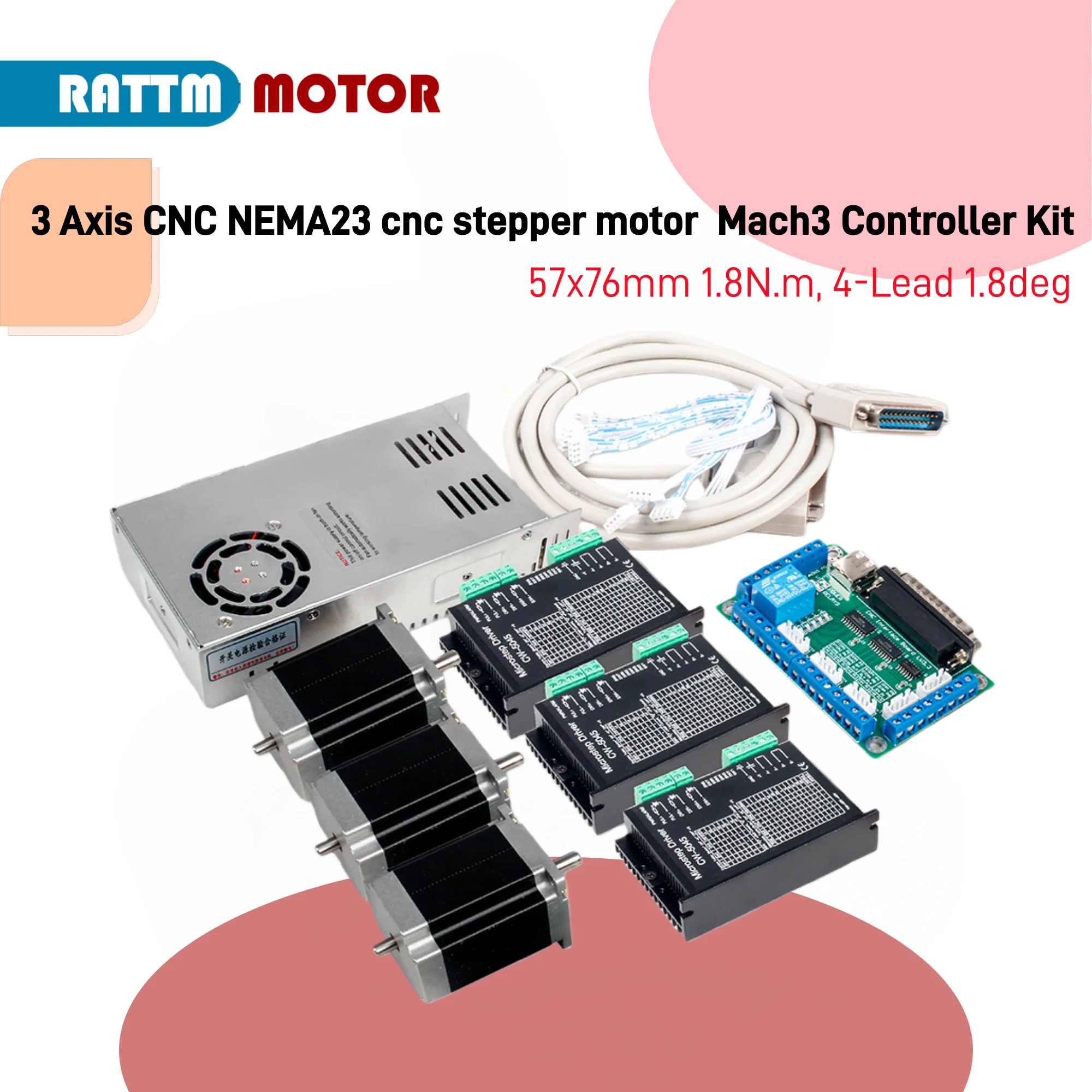 3 4 Axis Kit Cnc NE…