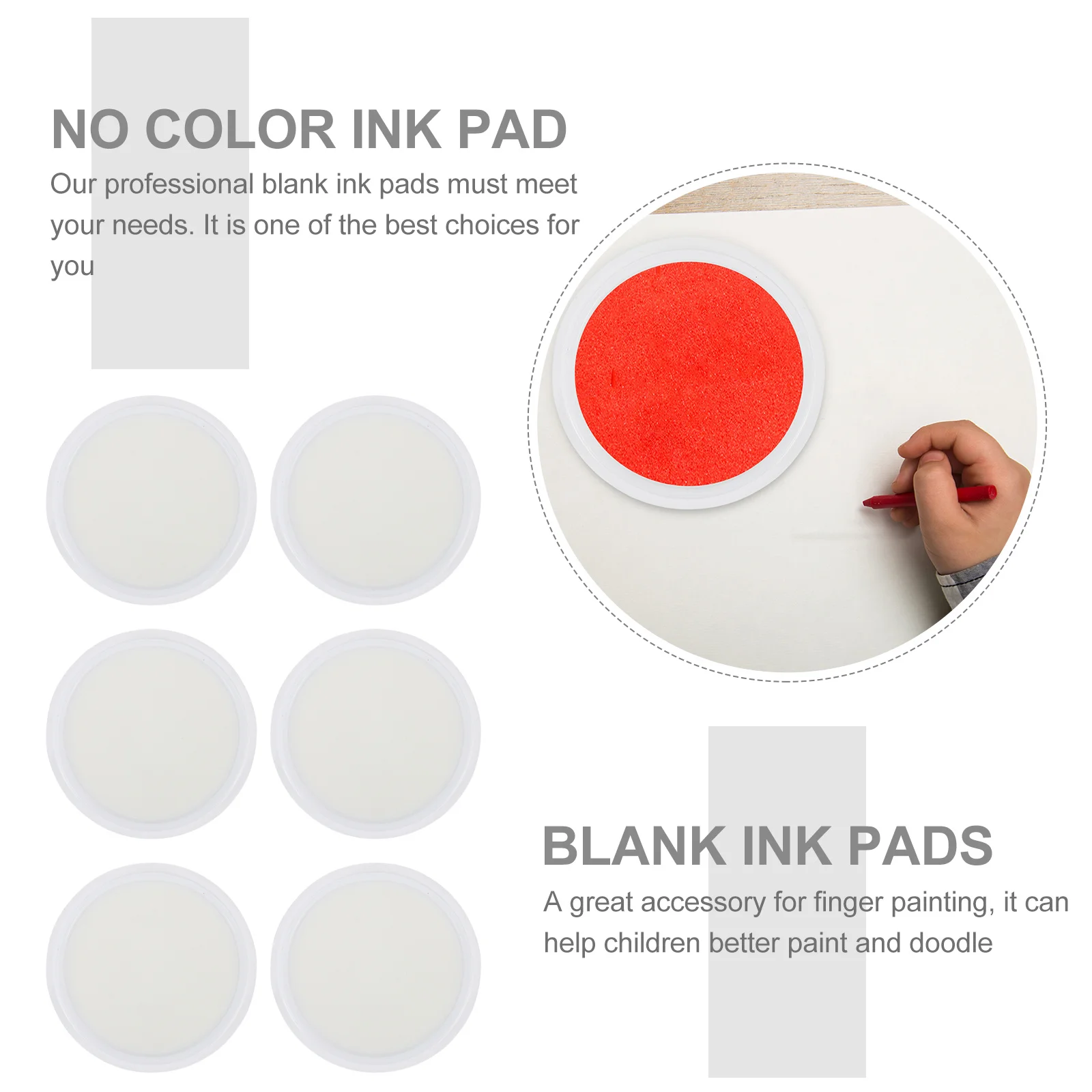 Tampons encreurs vierges sans couleur, 10 pièces, peinture au doigt pour enfants, Graffiti de bricolage, tampons multi-usages pour enfants de la maternelle