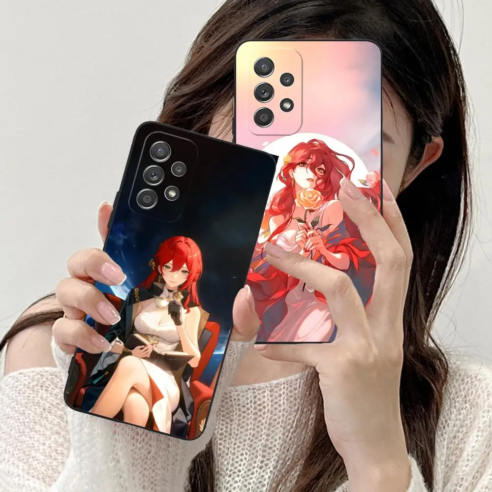 

Honkai Impact Himeko Phone Case for Samsung Galaxy A73 72 71 70 56 55 54 53 52 36 35 34 23 16 15 5G Colour Protective Luxury