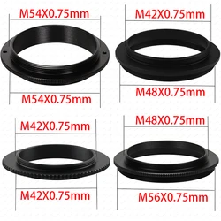 T T2 Mounting Adapter Ring All Metal Outer Thread M42 M48 M54 M56 M68SCT Telescope Photography Ring Adapter Accessories M42x0.75