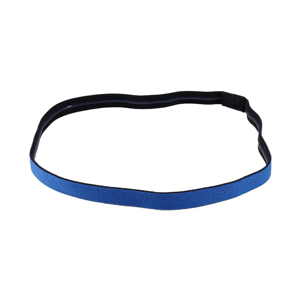 1 pz semplice Unisex sport Hairband antiscivolo striscia di Silicone guida del sudore fasce elastiche Yoga Running Fitness accessori per capelli