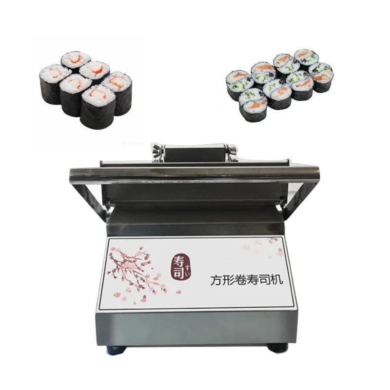 ماكينة صنع السوشي المستديرة المربعة المحمولة ماكينة لف لف أرز السوشي اليابانية ماكينة تشكيل لفة السوشي اليدوية