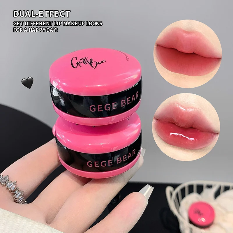 Double Effect Lip Gloss Frozen Makeup Stick Velvet Mist Lip Balm Moisturizing Lips Whitening Lip Foundation With Silicone Brush