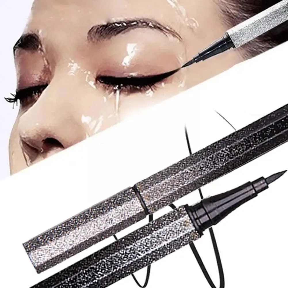 Waterproof Liquid Eyeliner Pencil Eye Makeup Cosmetics Tools Lasting Pen Eyeliner Pen Eyeliner Natural Long Smudge-proof E6n6