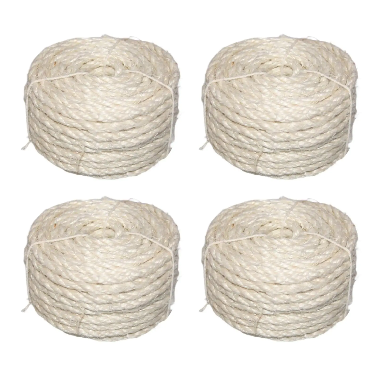 Cat Scratch Post Twisted Sisal Rope DIY Handmade Interactive Toy Furniture Protector Pet Cord Wrapping Twine Rope Hemp Rope