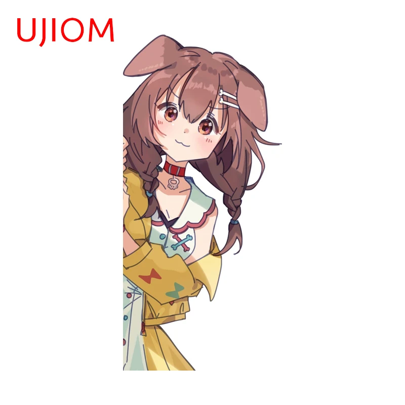 UJIOM Hoshimachi Suisei Lively Wall Sticker Cute Little Dog Personification Decal Suitable for Air Conditioner Clothes Dryer