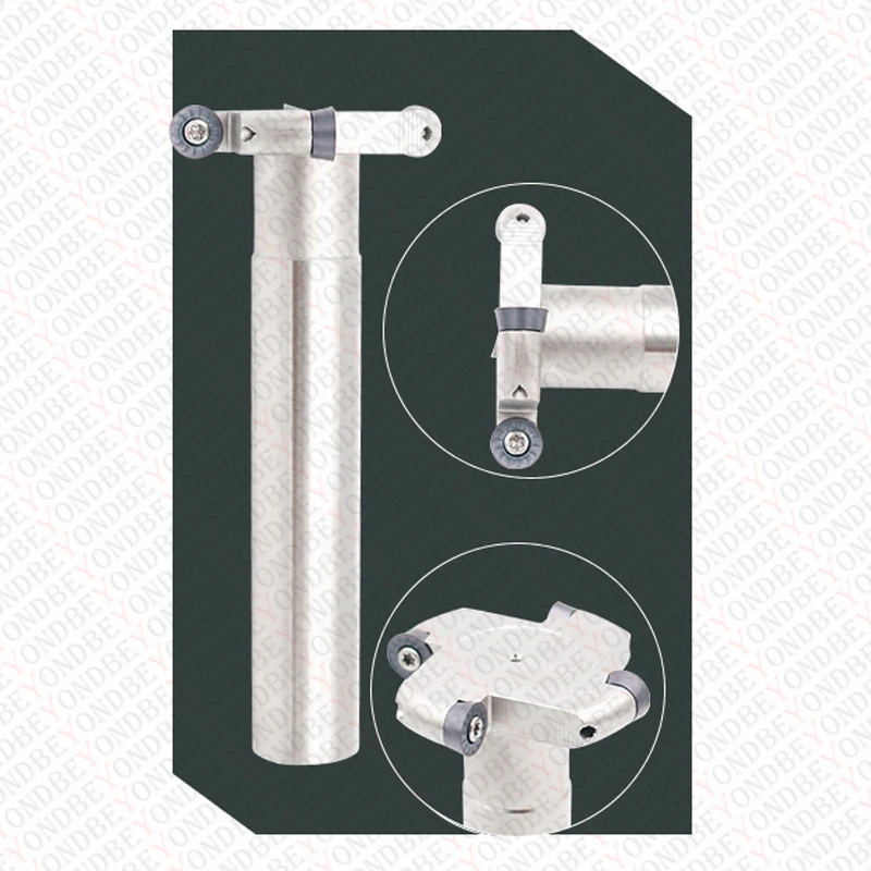 BEYOND TMR T-Groove Milling Cutter Holder R2.5 R3 R4 R5 R6 Sloting CNC Tool Bar 50 63mm use RDMW RCMT RPMT Round Carbide Inserts