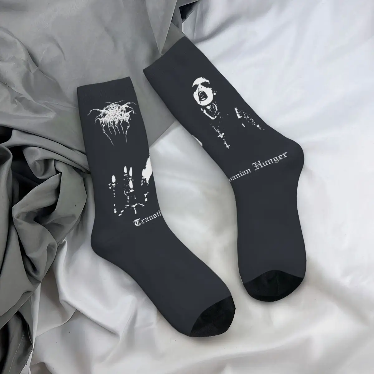 Darkthrone Socks Spring Transilvanian Hunger Stockings Trendy Men Comfortable Socks Printed Cycling Anti Sweat Socks