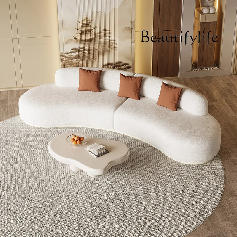 

S Cream Wind Aesthetics Sofas Lounge Luxury Gaming Lazy Nordic Modern Sofas Romantic Comfortable Adult Divano Balcony Furniture