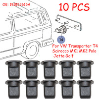 10x Original Rear Badge Emblem Clips Grommet Fixing Lug 191853615A for VW T4 Golf Scirocco MK2 Polo Jetta Vanagon Interior Parts