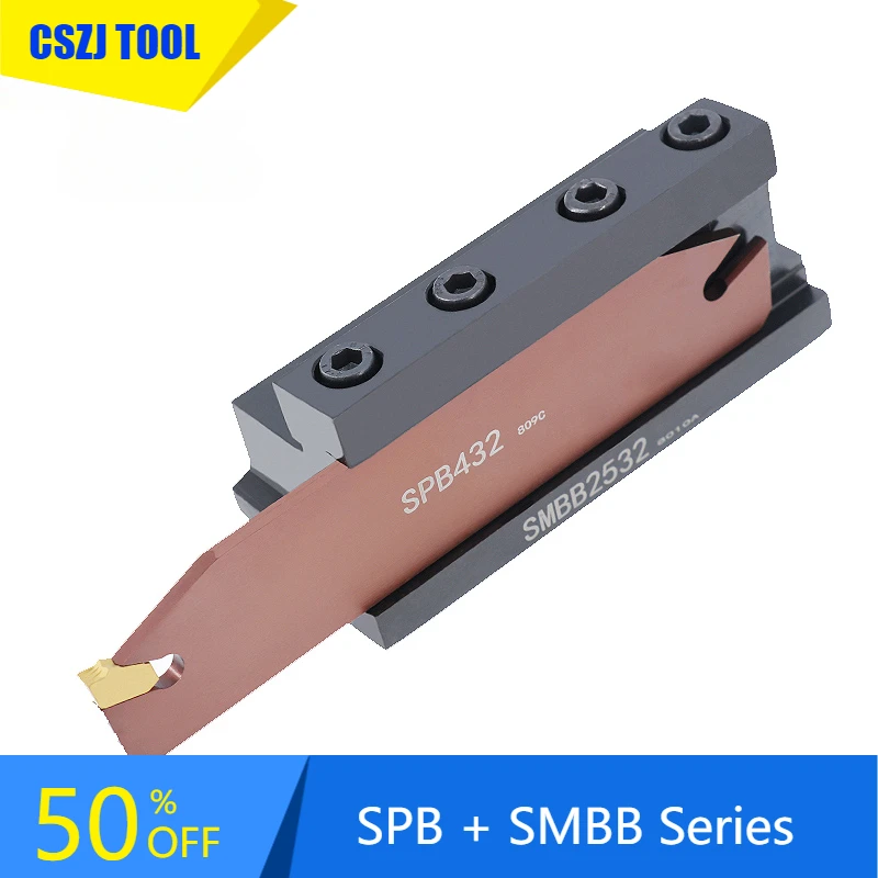 1PCS SPB226 Grooving Cut-Off Cutter Holder Suger Cutting Tool Metal Lathe Tools K11 200 Lathe Chuck+SMBB1626 Turning Tool