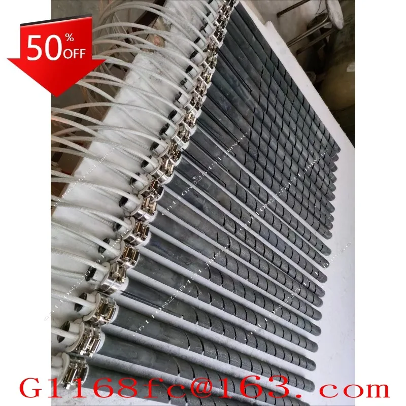 Silicon Carbide Rod High-temperature Resistant Spiral Heating Tube Diameter 16-45SIC Single and Double Thread