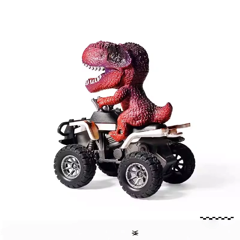 Wow t rex andando fora de estrada veículo inércia carro criativo dinossauro brinquedo decoração desktop divertido modelo movimento presente