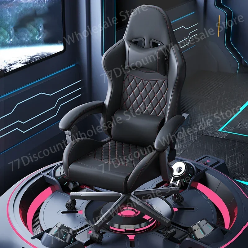 Luxury Black Office Chair Minimalist ﻿pillow Stylish Ergonomic Gaming Chair Comfy High Back Oyuncu Koltuğu Office Furniture