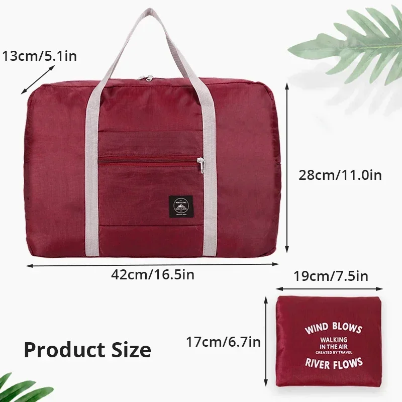 Bolsa de viaje plegable, bolsa de almacenamiento de viaje, bolsas de almacenamiento de viaje, equipaje de embarque, bolsos de ropa, Picnic, casa móvil, bolso grande