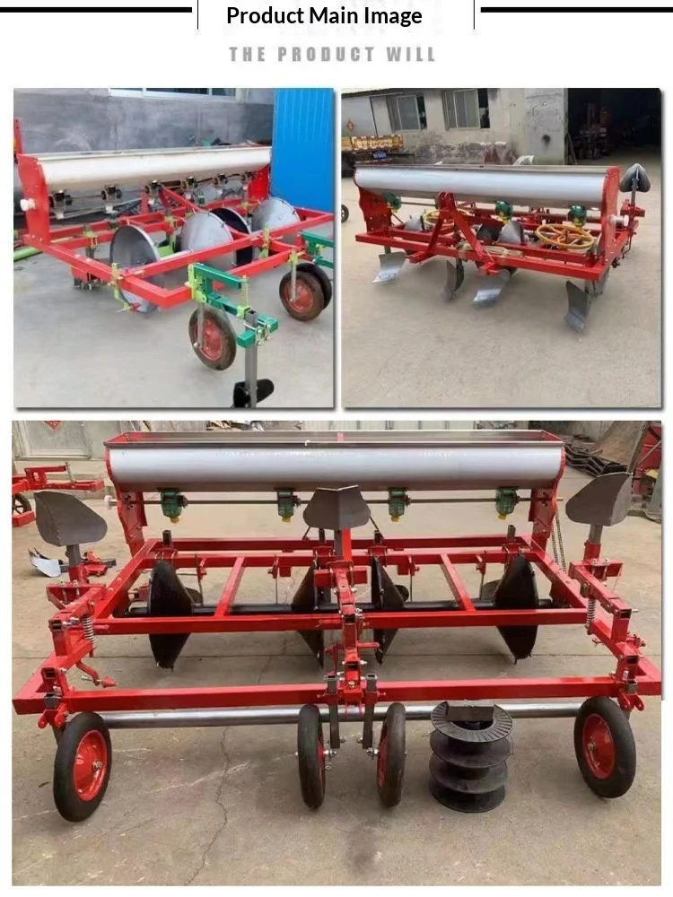 20HP Double Ridge Farm Cultivator Fertilizer Mulching Machine with Drip Irrigation Covering Film Agricultural Use