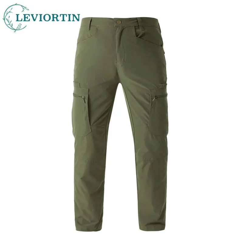 

2025 Men's Spring and Autumn Sports and Leisure Multi Pocket Tactical Pants Loose Fashion Trend Versatile Casual Work Pants