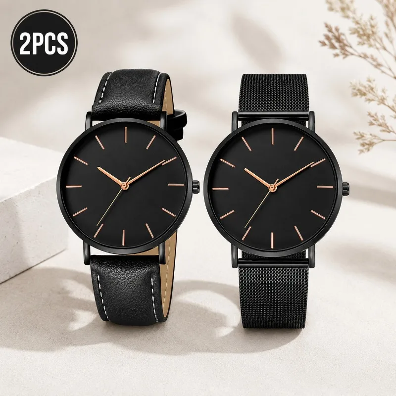 relogio-de-pulso-para-amantes-da-moda-2-pecas-relogio-minimalista-slim-de-quartzo-para-casais-pulseira-classica-de-malha-e-couro-presente-elegante-para-casais