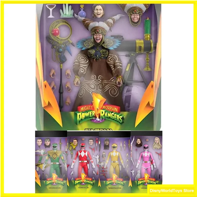 100% Оригинальные супер7 мощные рейнгеры, морфин, зеленый рейнджер, Красный Рейнджер, Рита, Рейнджер, шпатлевка, патруллер, модель из аниме 100% Оригинальные супер7 мощные рейнгеры, морфин, зеленый рейнджер, Красный Рейнджер, Рита, Рейнджер, шпатлевка, патруллер, модель из аниме