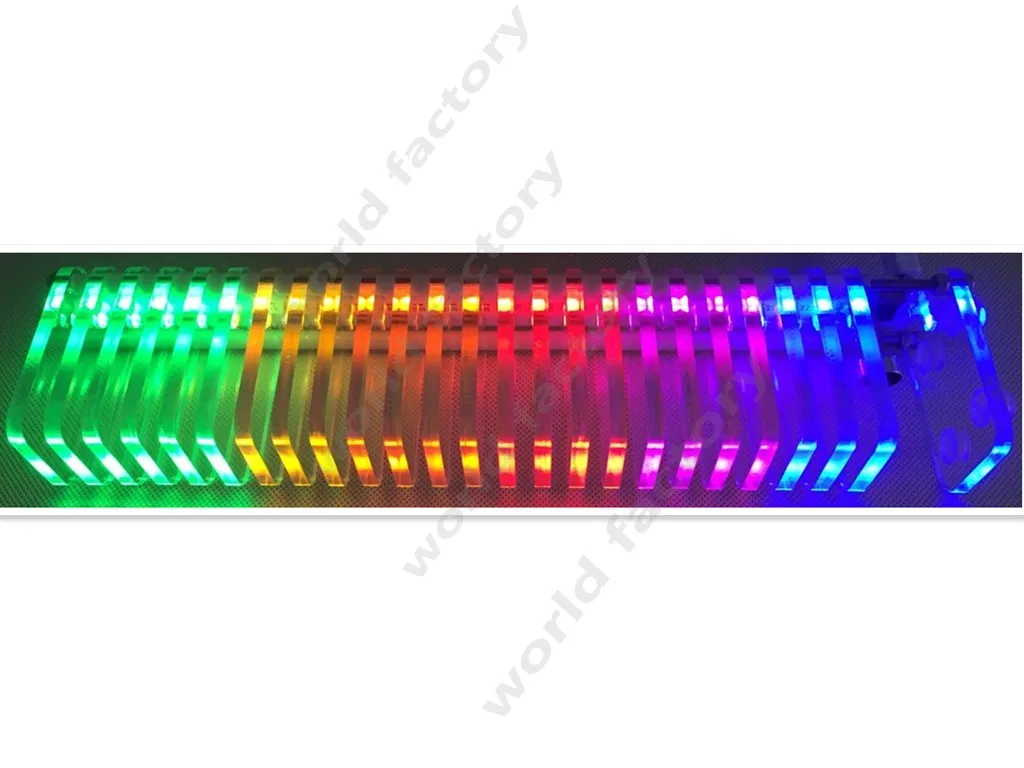 KS25 voice-activated music spectrum dream crystal sound column light cube LED electronic production DIY kit car VU tower