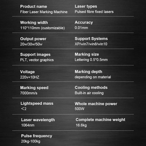 آلة الوسم بليزر الألياف 20 وات لحفارة لوحة اسم المجوهرات المعدنية والذهب والفضة #2