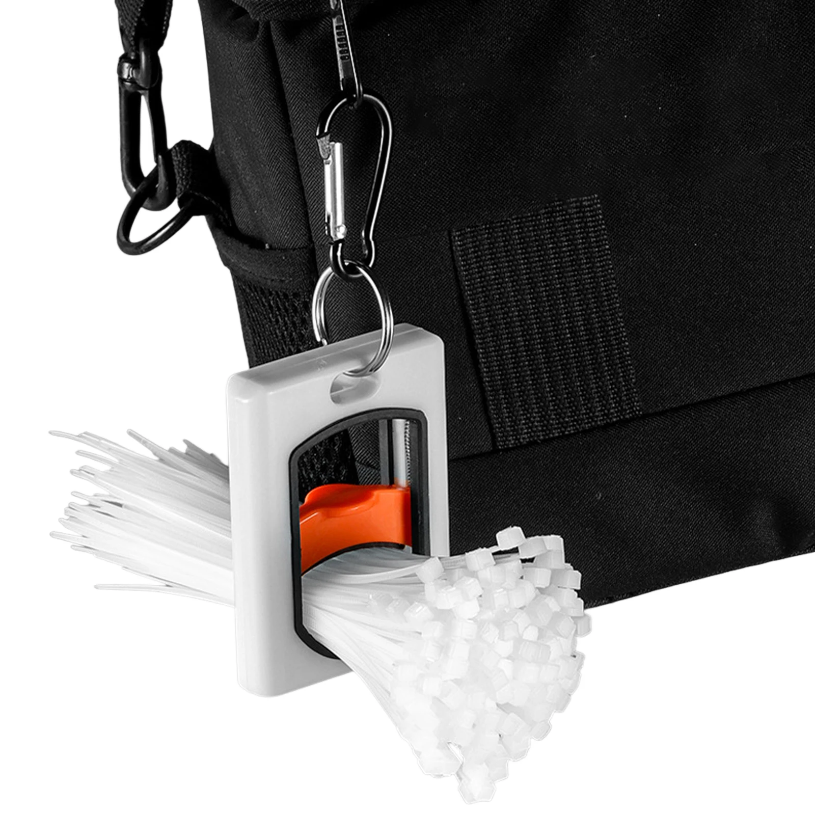 Square Plastic Cable Organizer Holder Glow In The Dark Wire Tie Tightener Wire Tie Storage Keeper for Travel Home Office