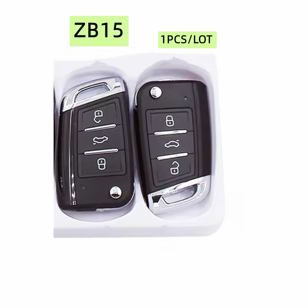 

1 шт./лот KEYDIY ZB Series ZB15 Универсальный дистанционный ключ в стиле KD MQB — 3 кнопки — для KD900 MINIKD URG200 KD-X2 Smart Key