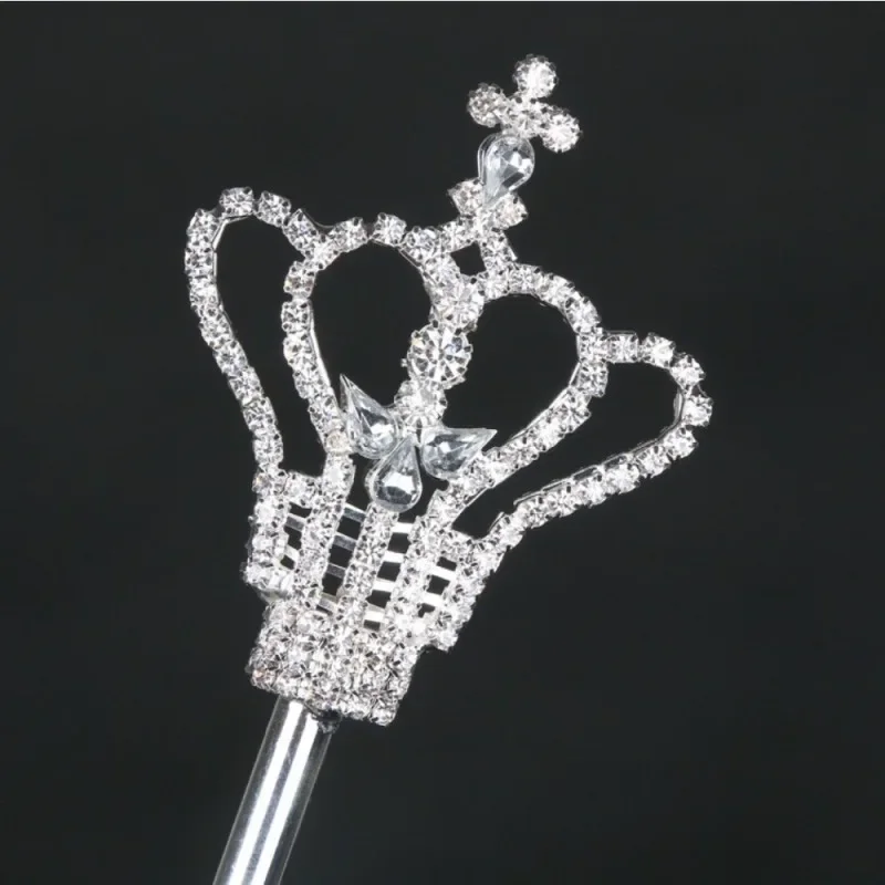 

Diamond Jewelry Beauty Cetro Scepter Queen Cross Walking Stick Fairy Stick Princess Magic Wand