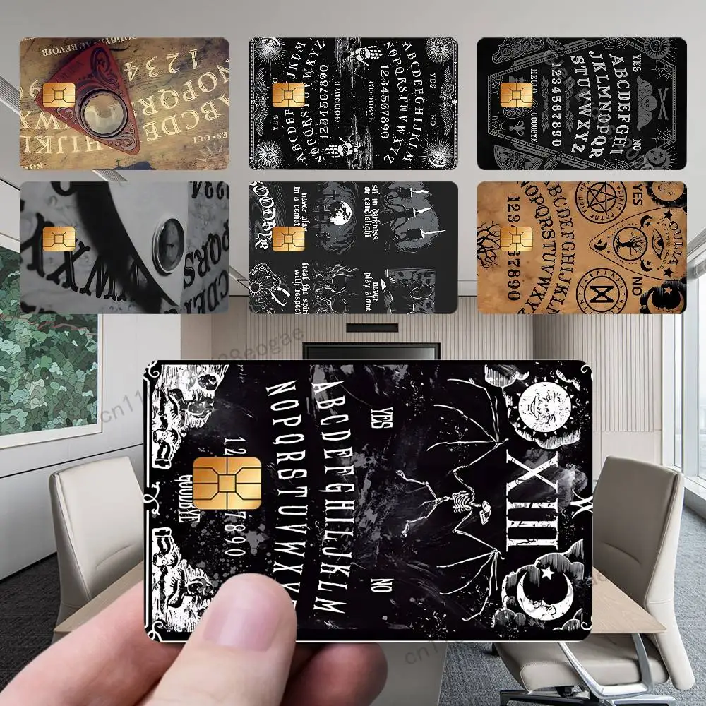 

Art Ouija Board Decorative Credit Card Skin Protection Card Stickers Creative Credit Debit Card Stickers