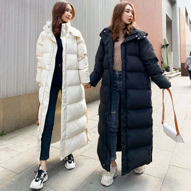 2023 New Women Cotton coat Winter Jacket Female thick warm Parkas hooded Outwear large size Overcoat